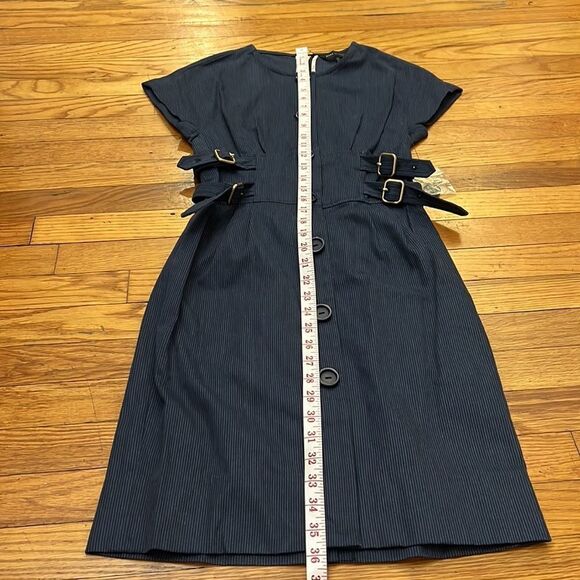 NWT Marc by NWT Marc by Marc Jacobs denim side buckle elegant office casual dres - Picture 10 of 10